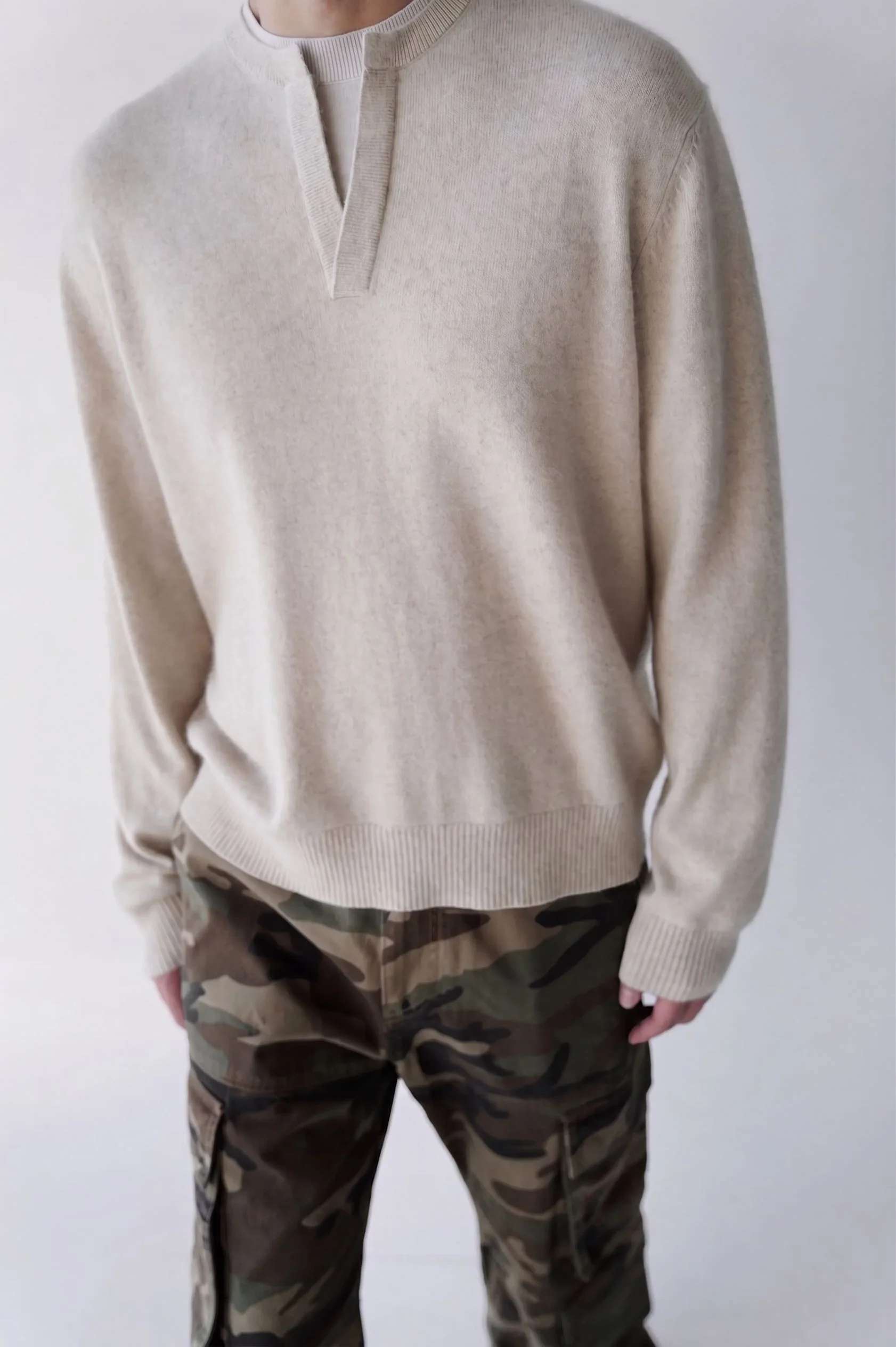 Split-Neck Sweater - Image 4