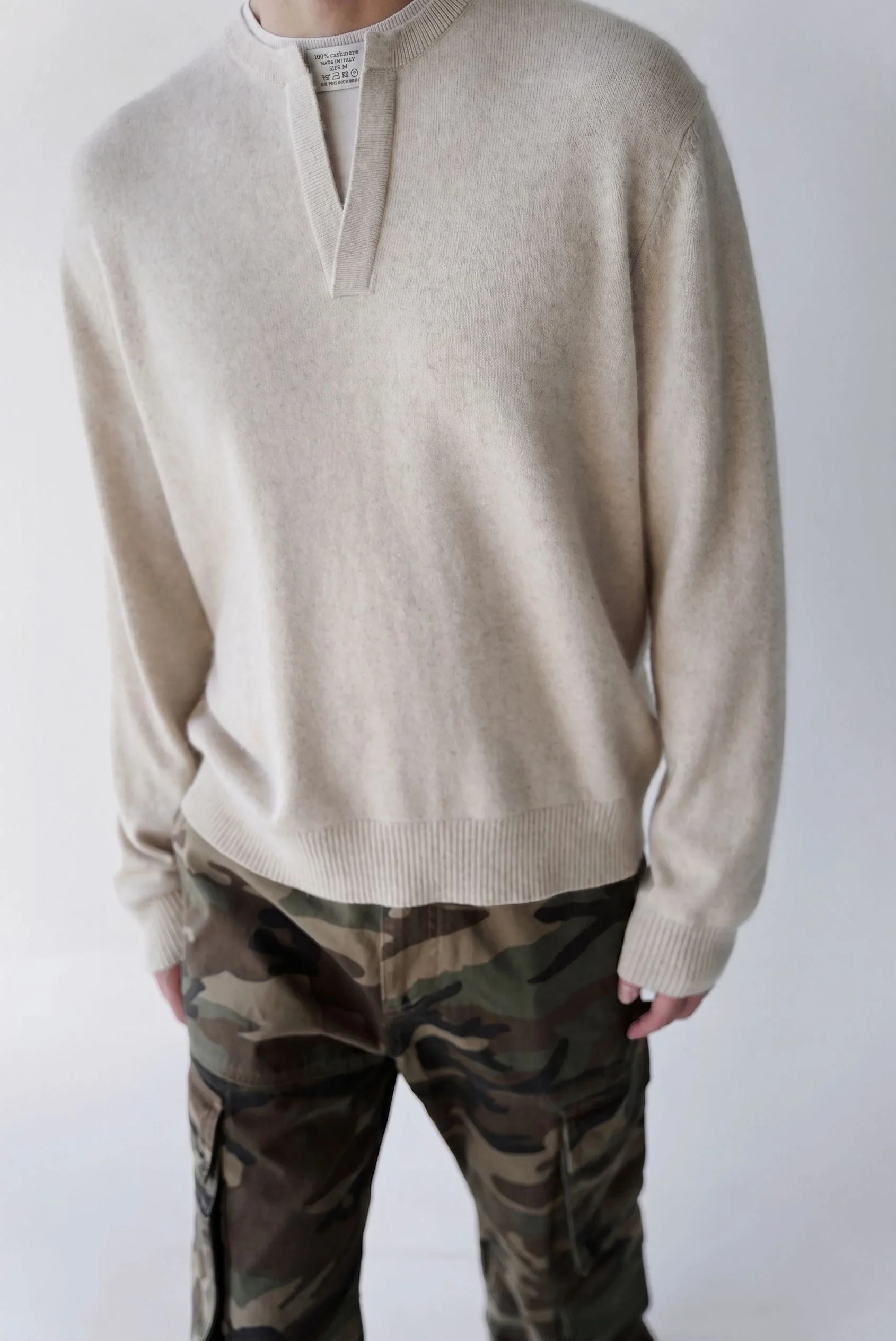 Split-Neck Sweater - Image 7