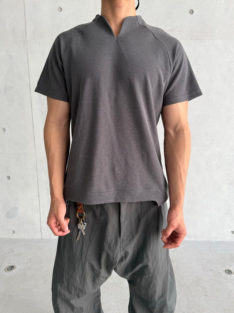 Split Neck Tee - Image 6