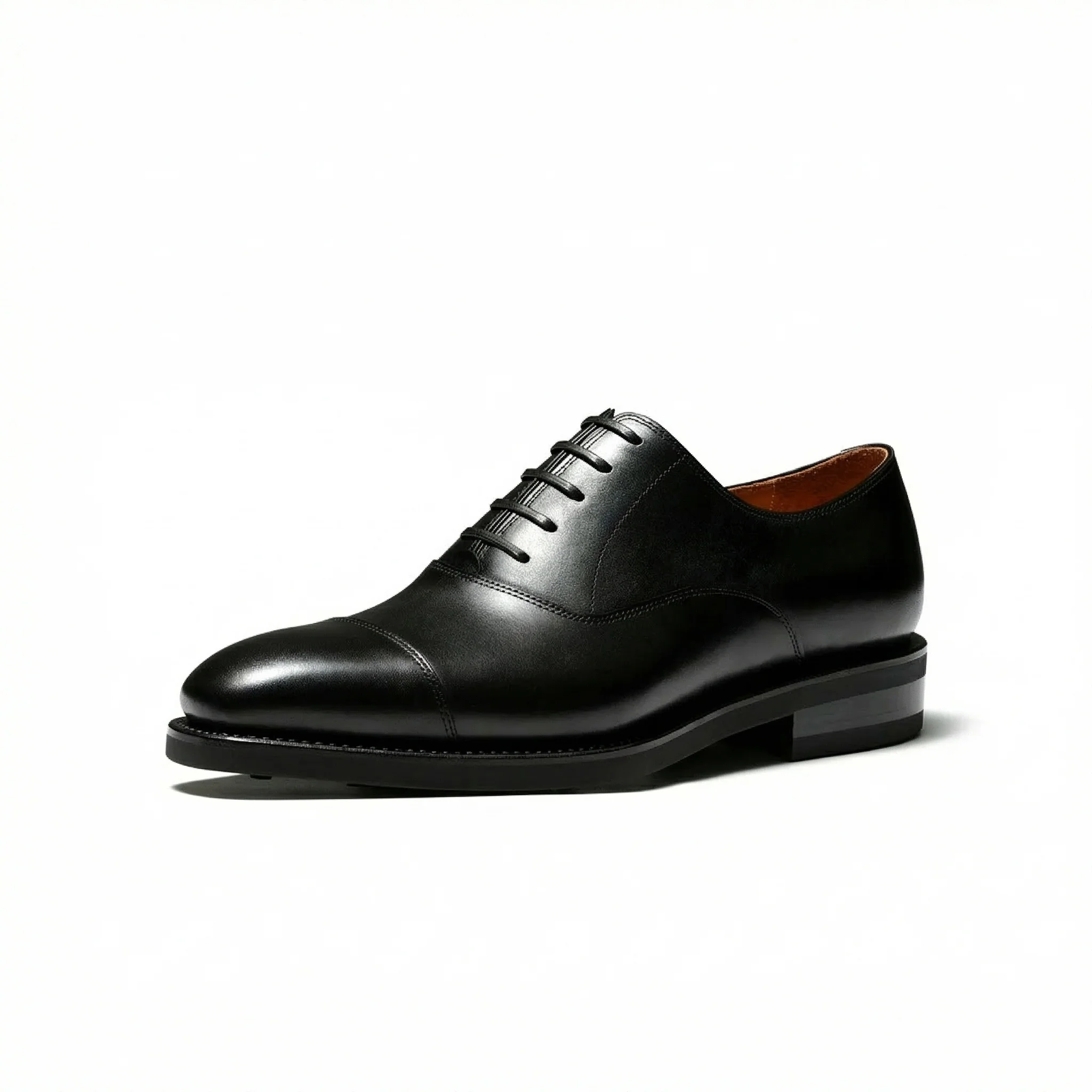 Square Cap-Toe Oxford Shoes - Image 4