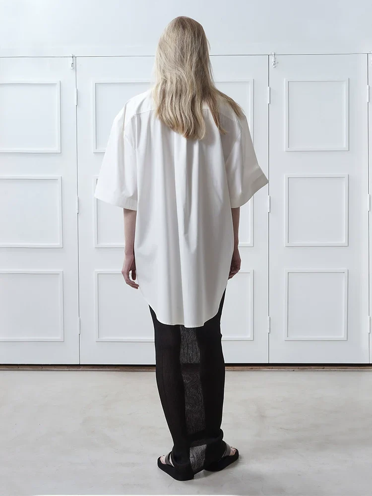 Square Collar Oversized Shirt - Image 5