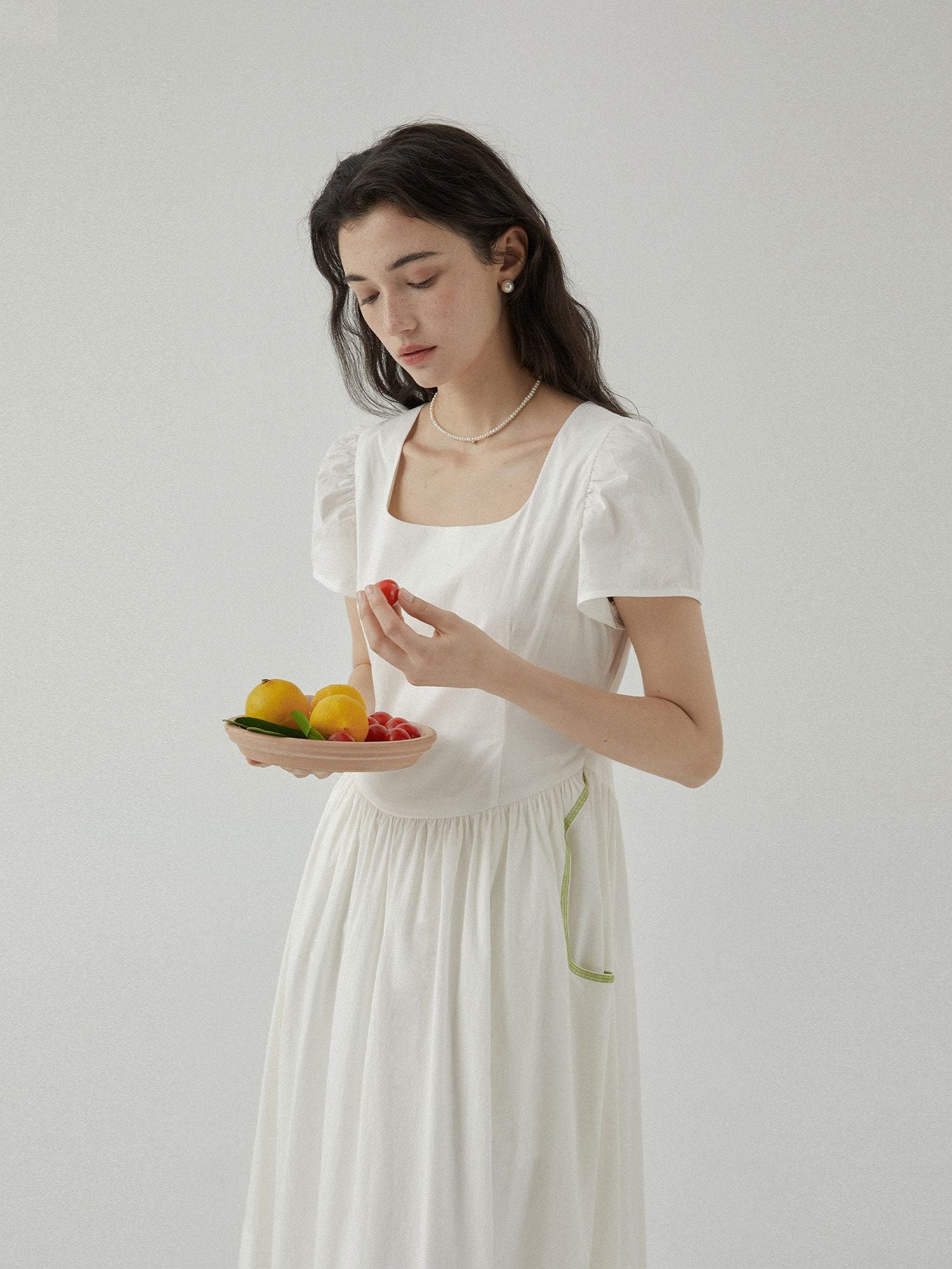 Square Neck Midi Dress - Image 3
