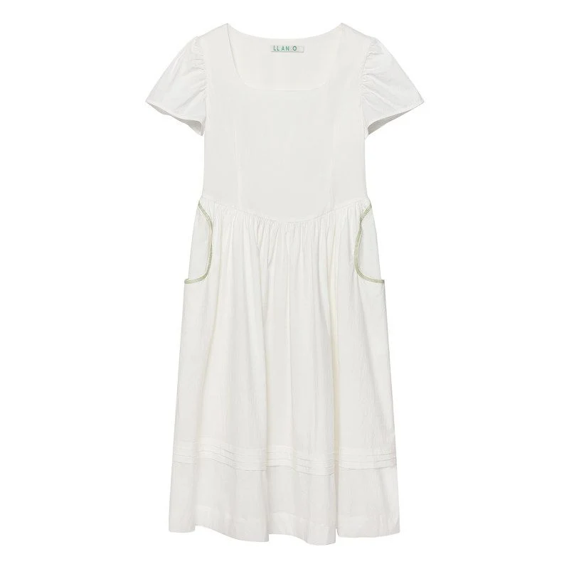 Square Neck Midi Dress - Image 6