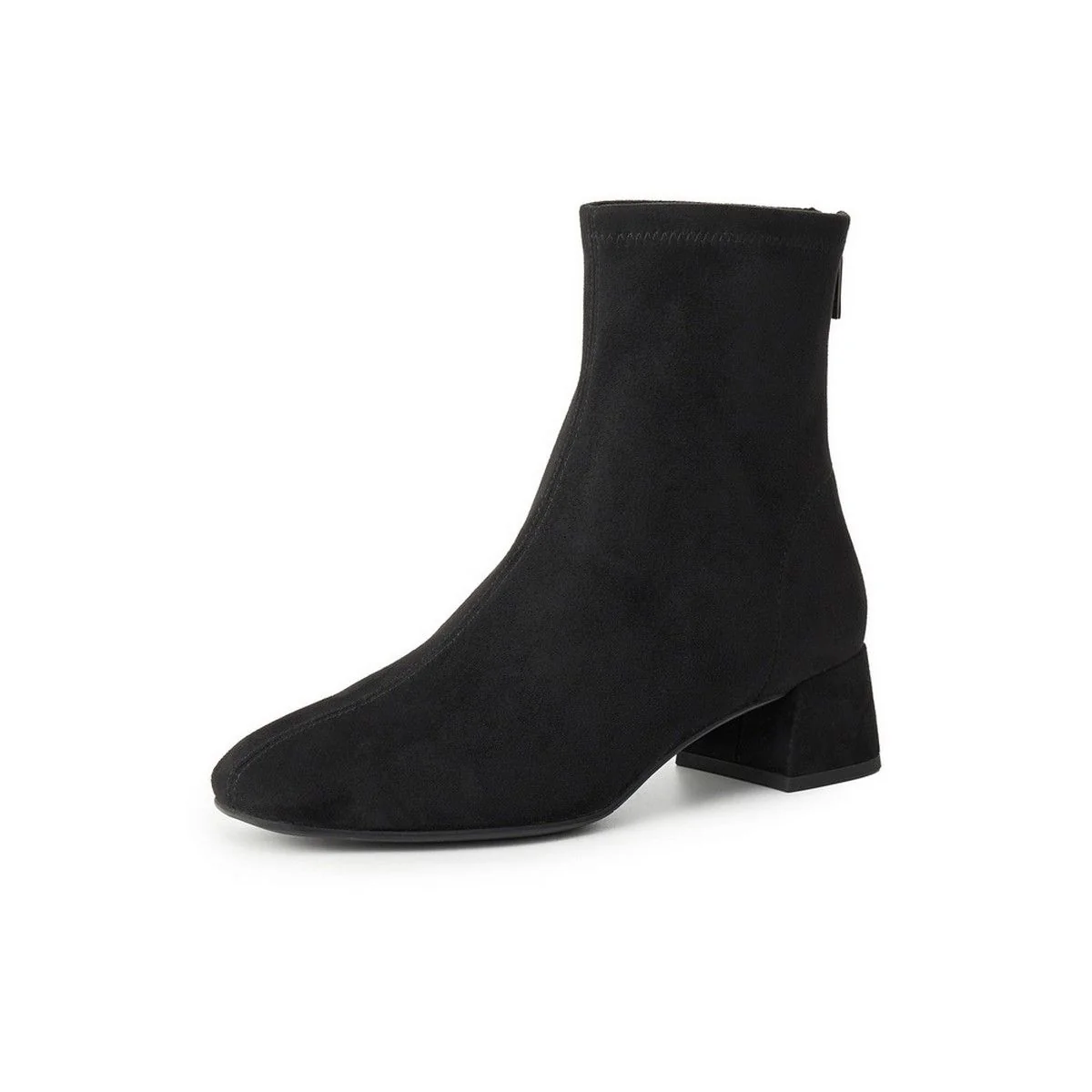 Square-Toe Ankle Boots - Image 2