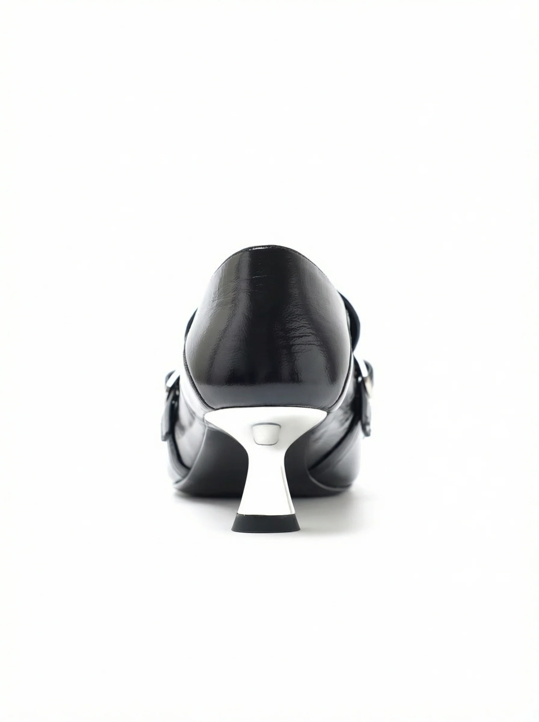 Square-Toe Buckle Loafers - Image 4