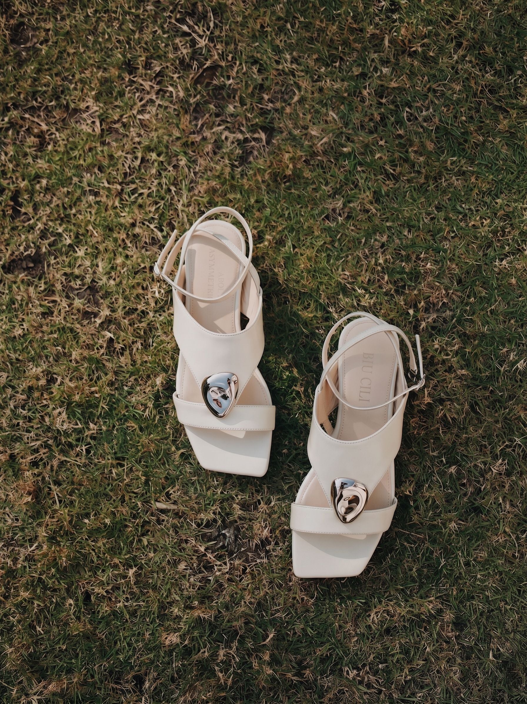 Square-Toe Buckle Sandals - Image 2