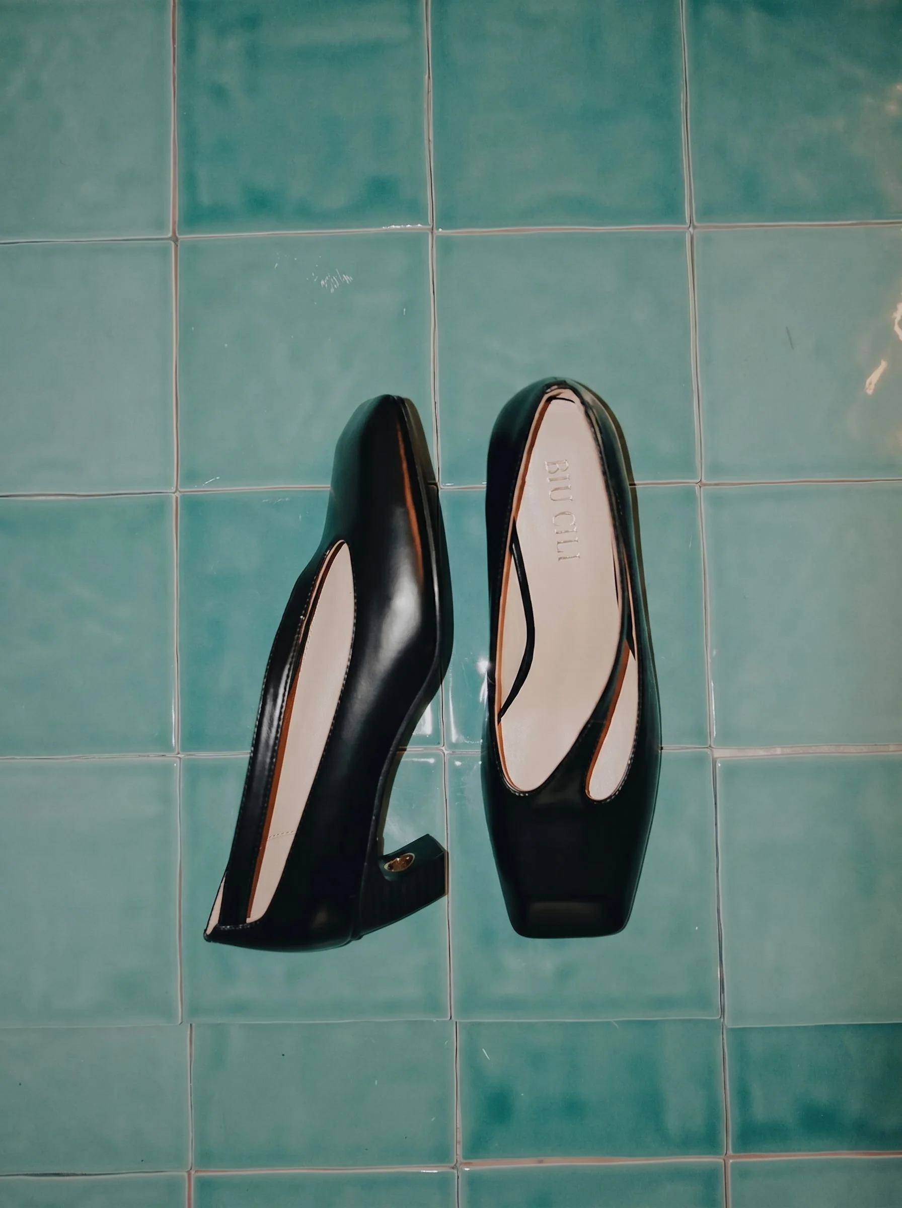 Square-Toe Cutout Pumps - Image 2