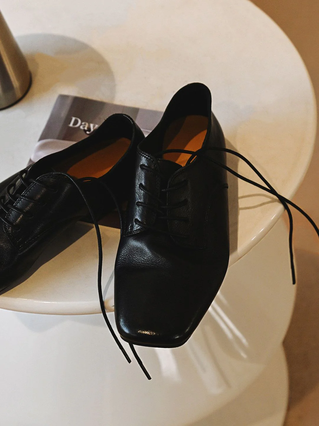 Square-Toe Derby Shoes - Image 2
