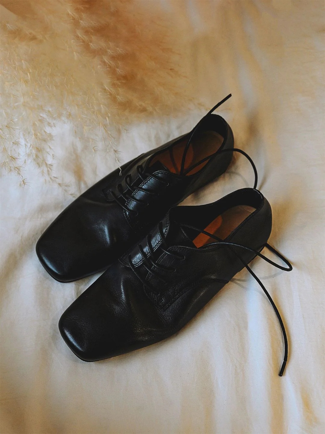 Square-Toe Derby Shoes - Image 3