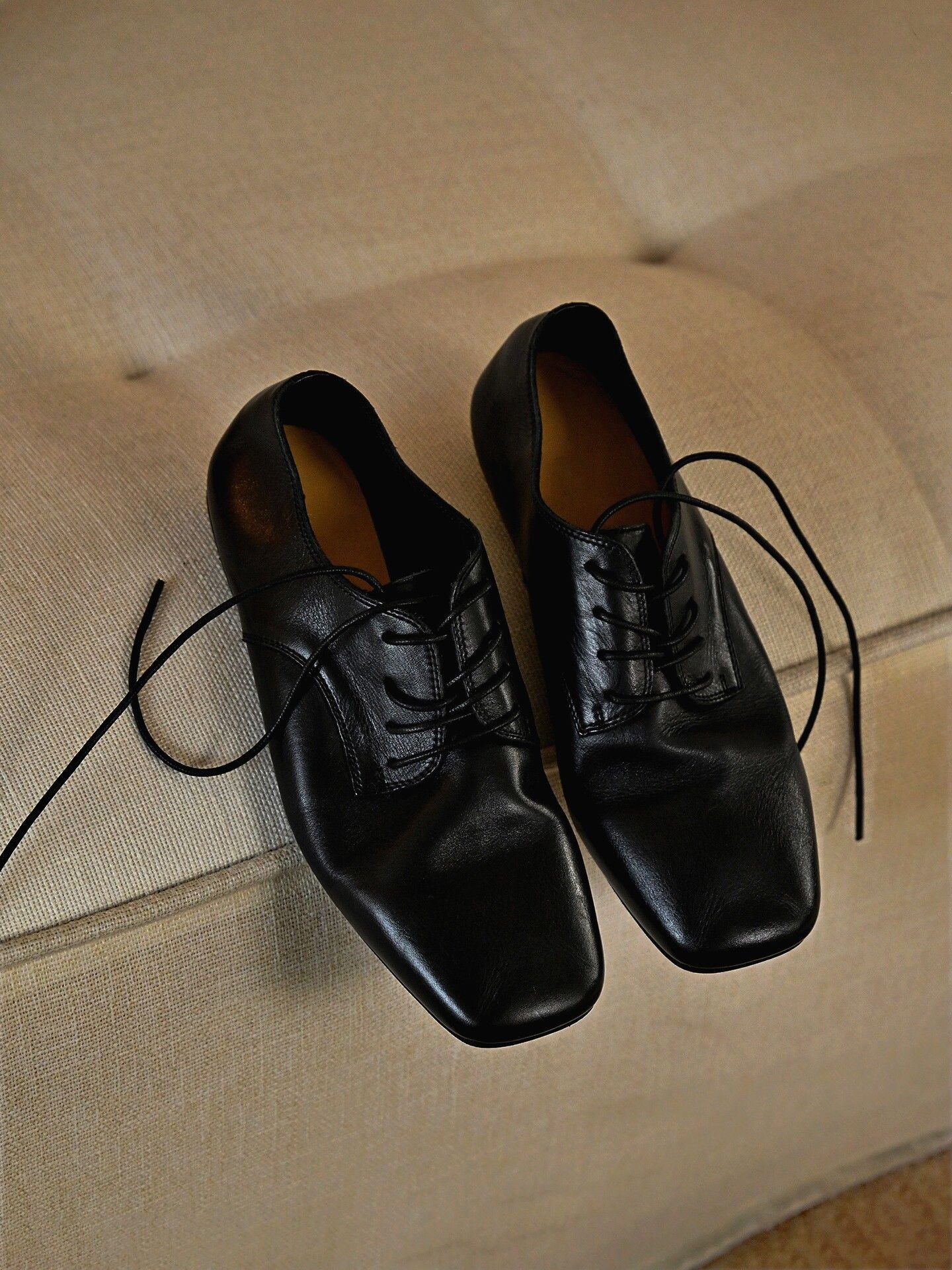 Square-Toe Derby Shoes - Image 4