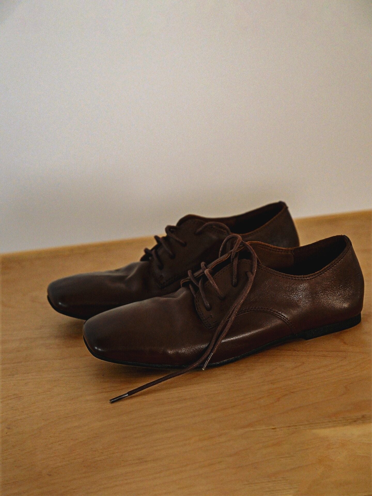 Square-Toe Derby Shoes - Image 5