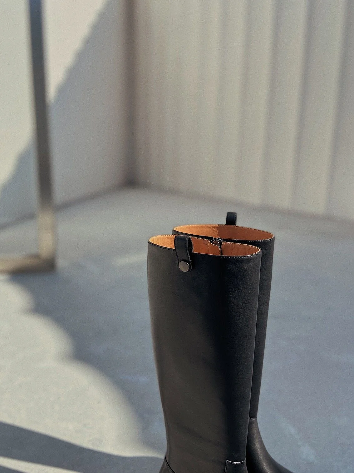 Square-Toe Knee Boots - Image 5