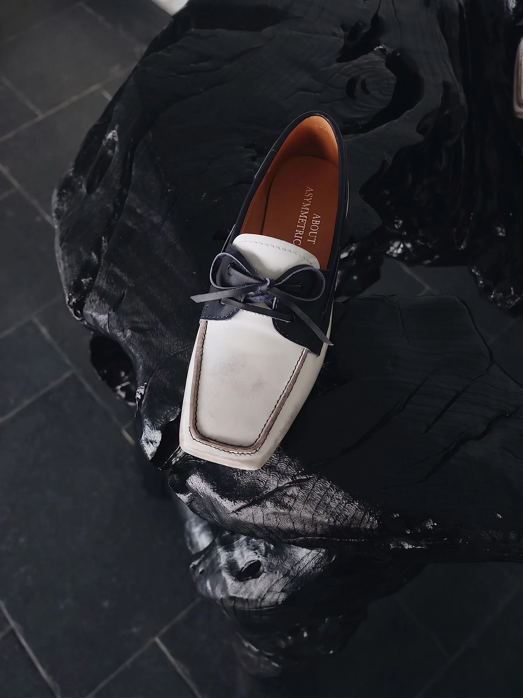 Square-Toe Lace Loafer - Image 2