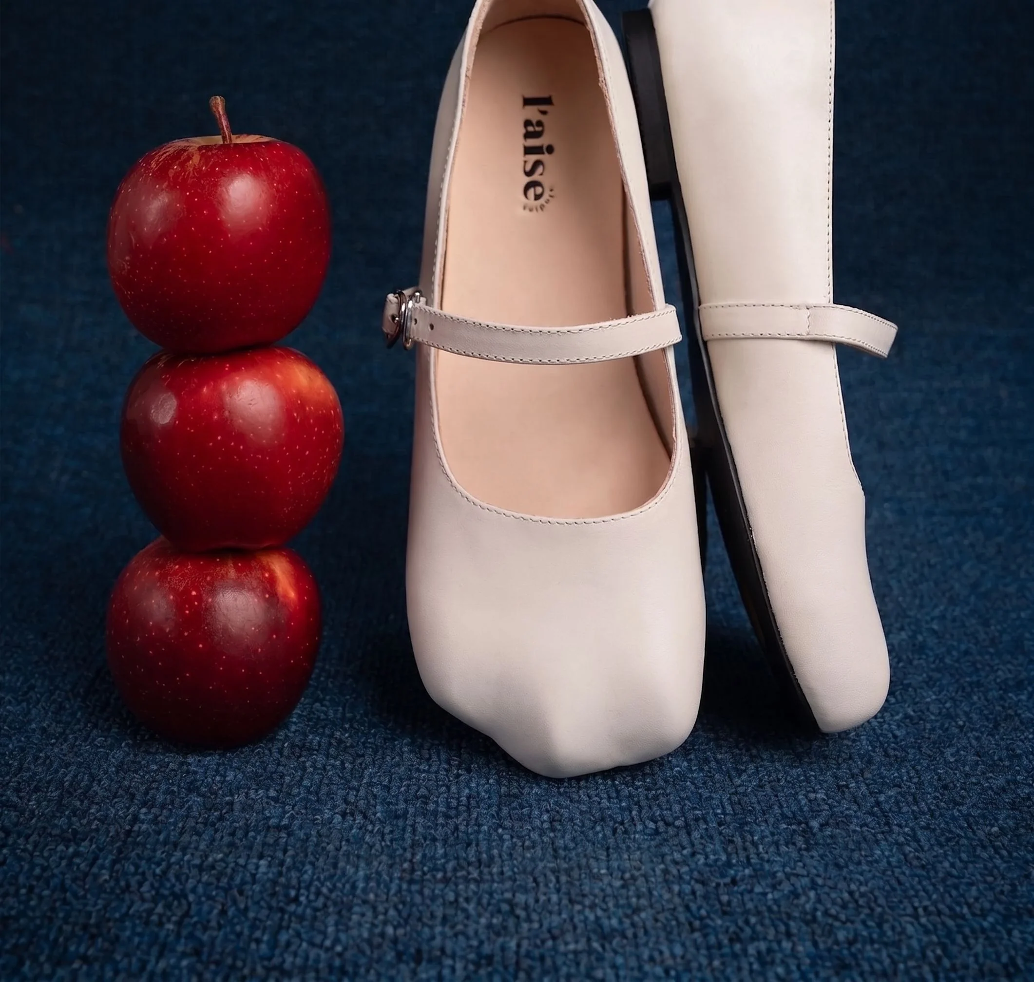 Square-Toe Mary Jane Flats - Image 11