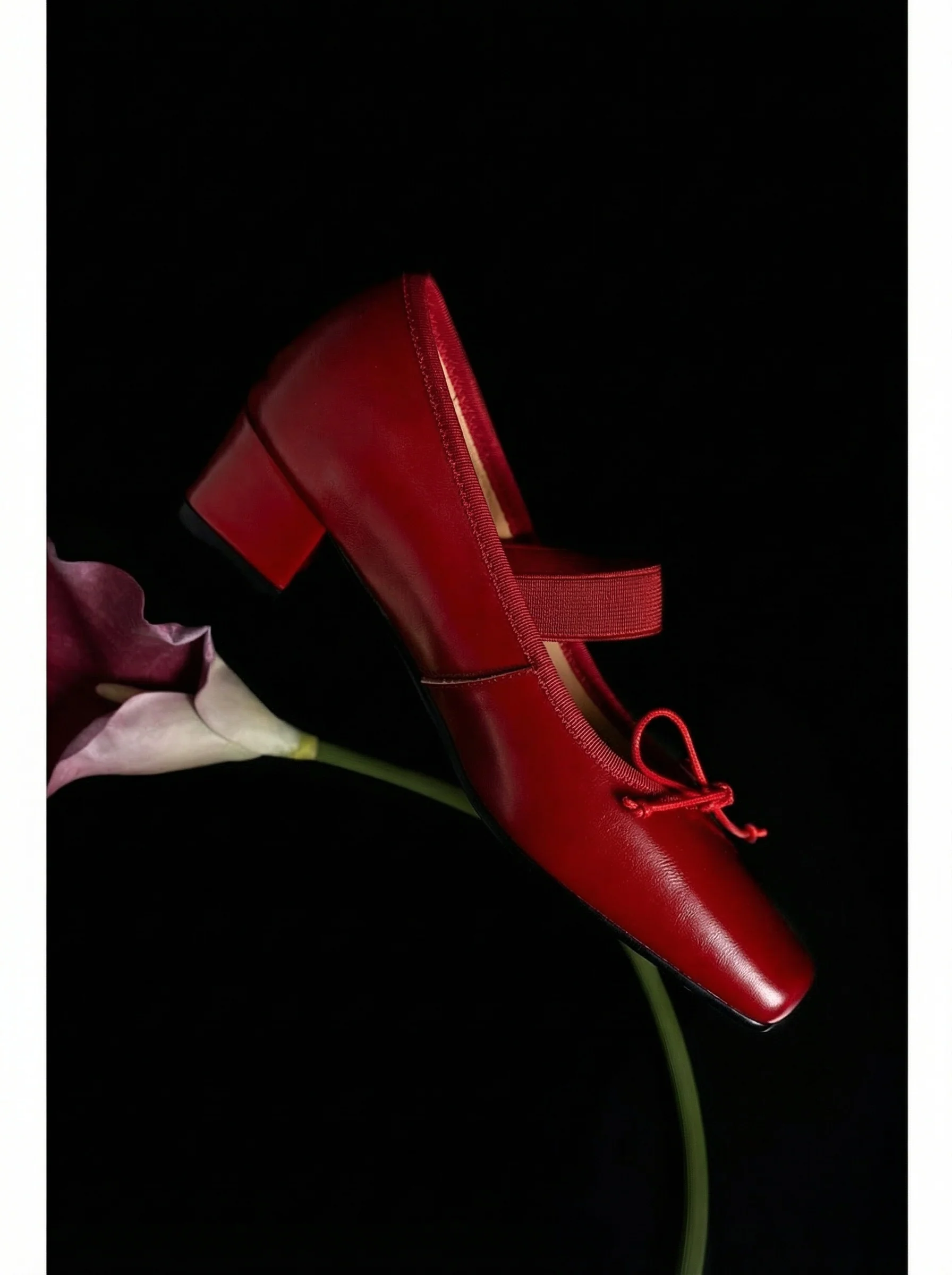 Square-Toe Mid-Heel Mary Jane - Image 5