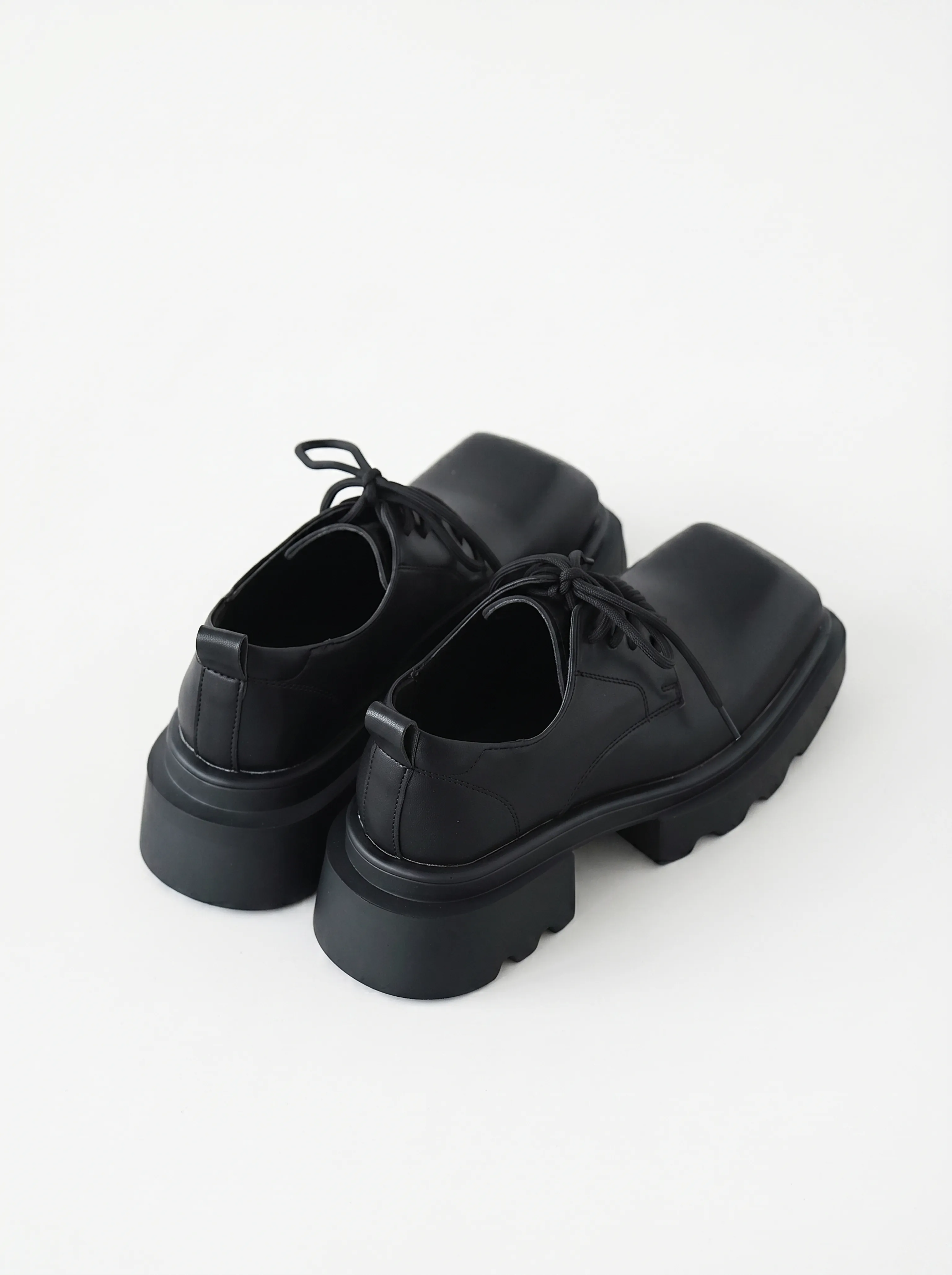 Square-Toe Platform Derbies - Image 3