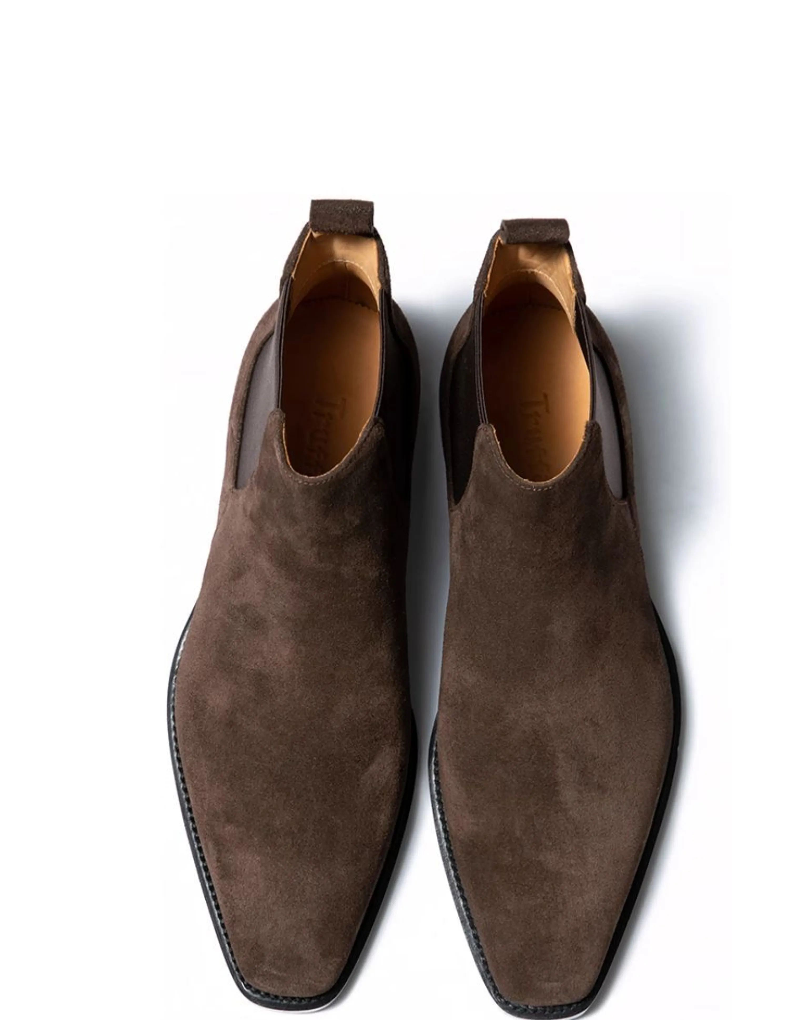 Square Toe Suede Chelsea Boot - Image 3