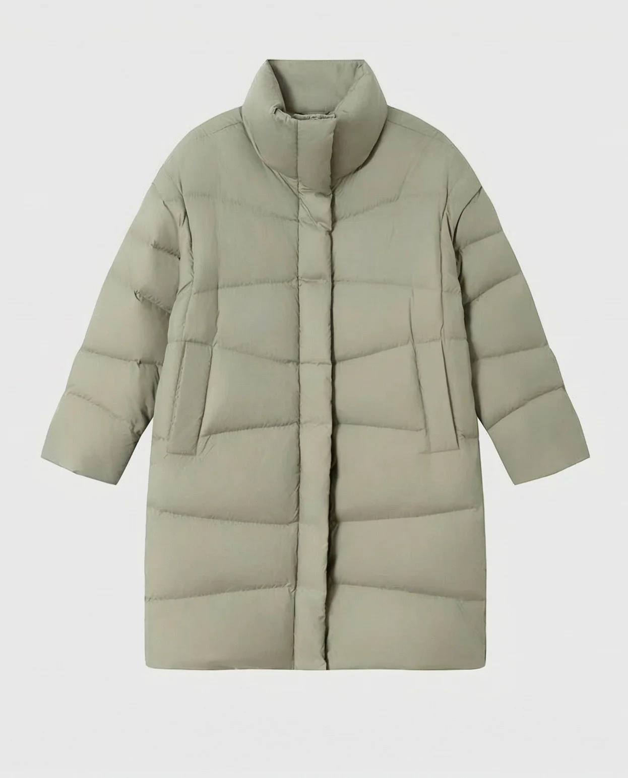 Stand Collar Down Coat - Image 8