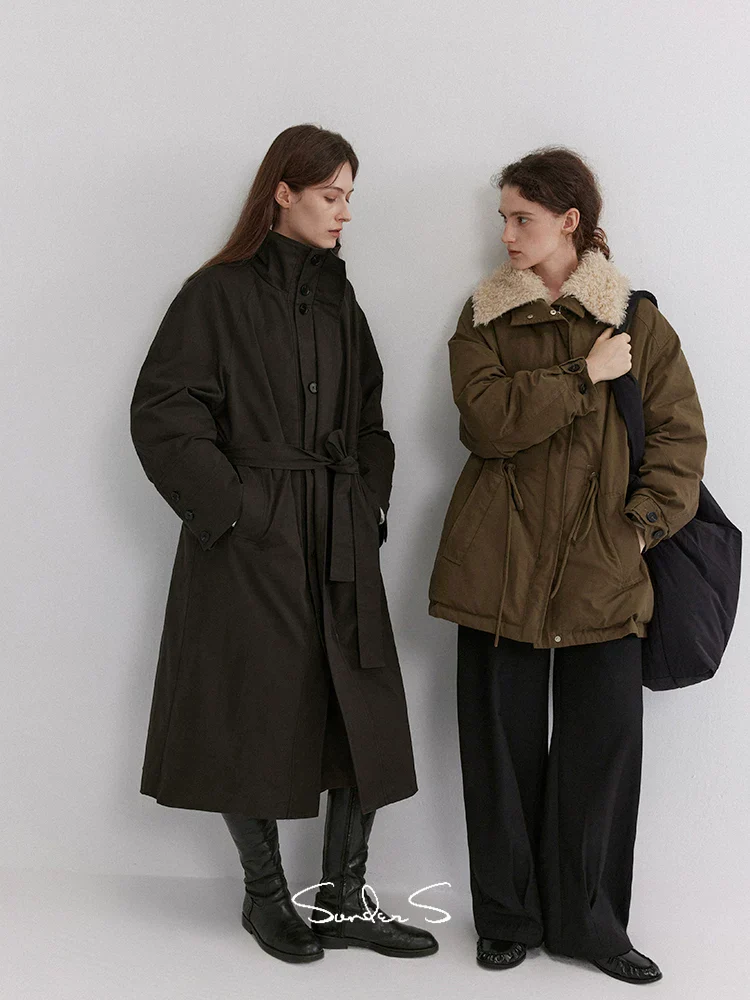 Stand-Collar Down Coat - Image 2