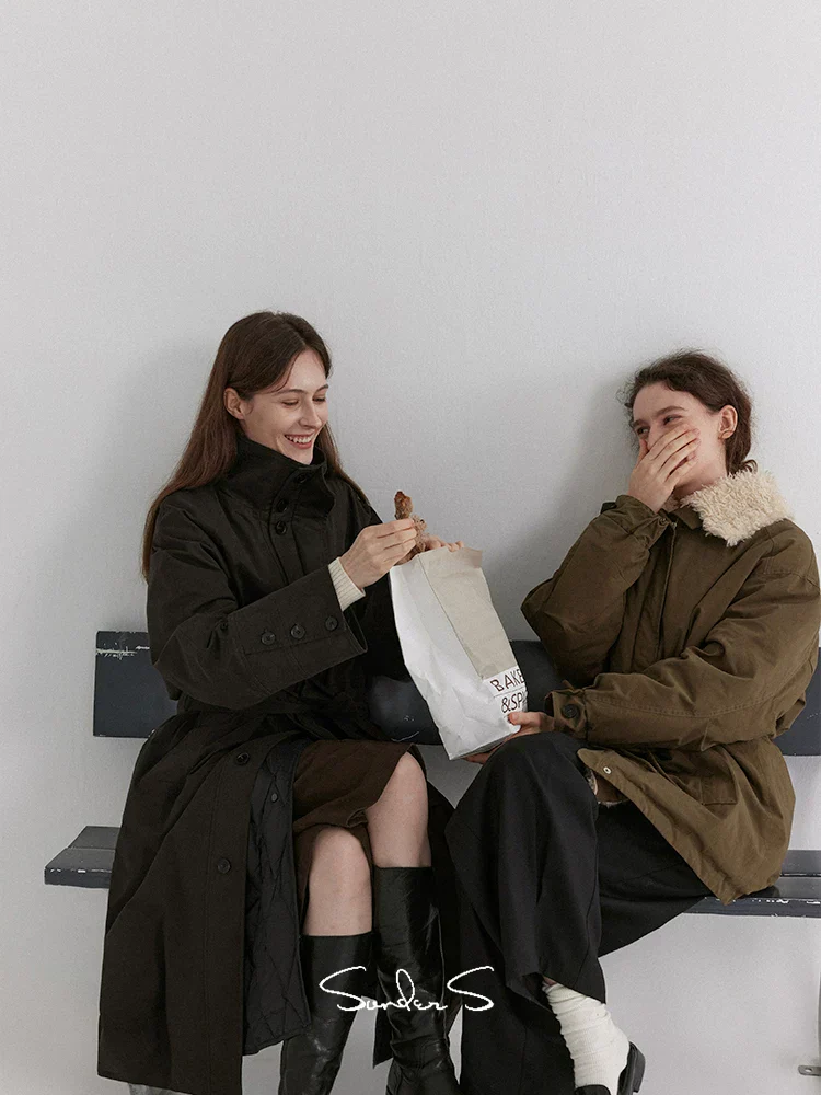 Stand-Collar Down Coat - Image 3
