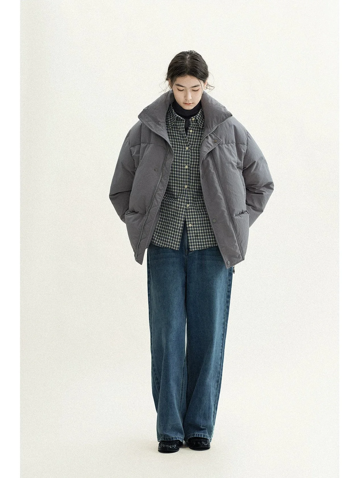 Stand Collar Down Puffer - Image 2