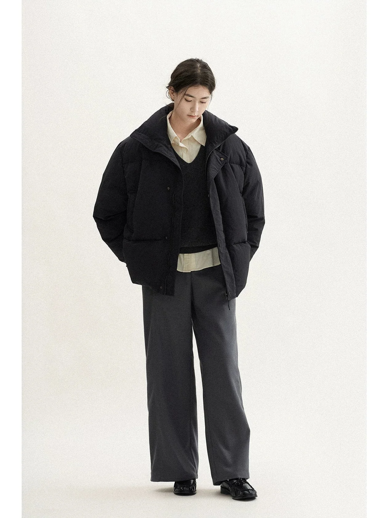 Stand Collar Down Puffer - Image 3