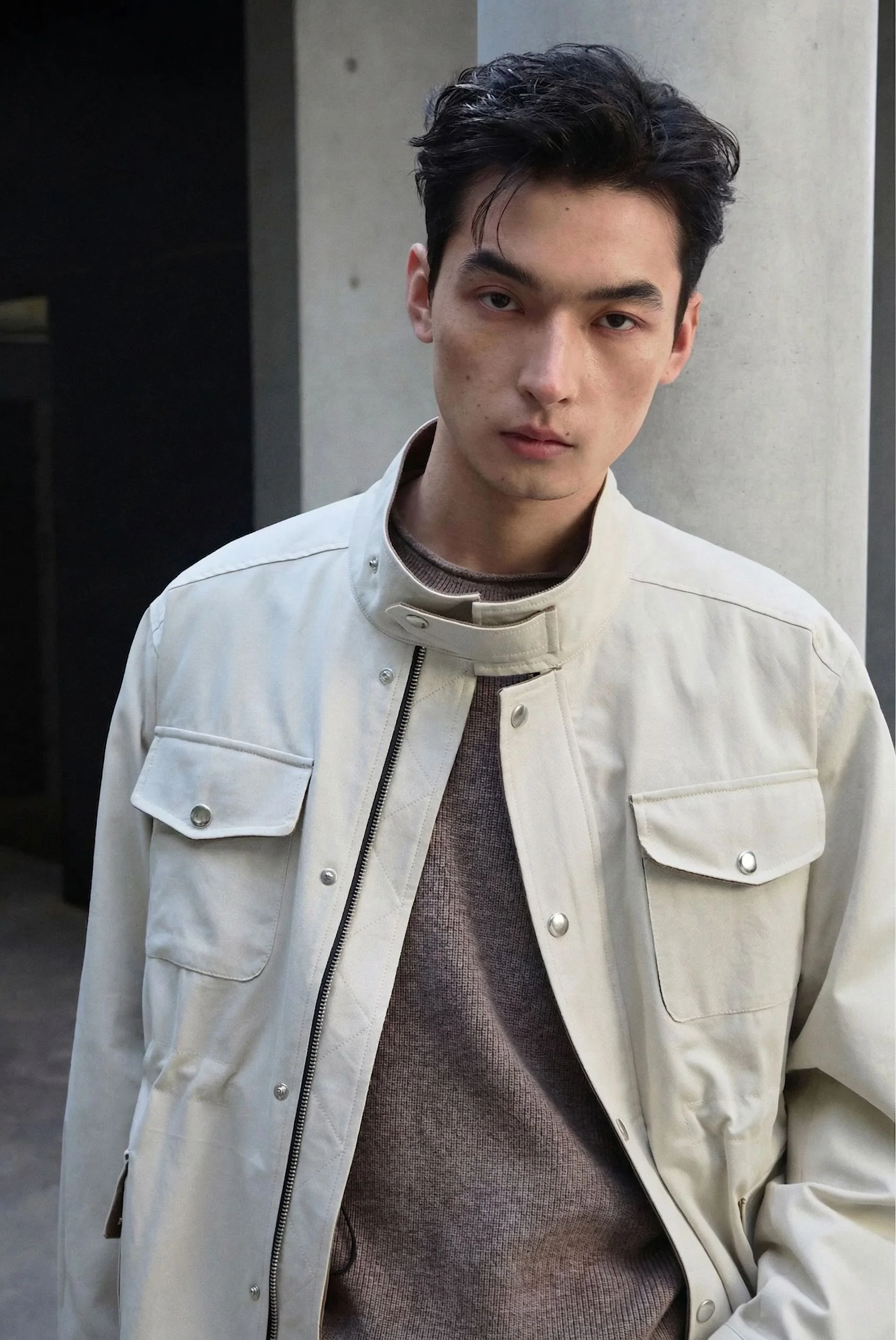 Stand Collar Field Jacket - Image 4