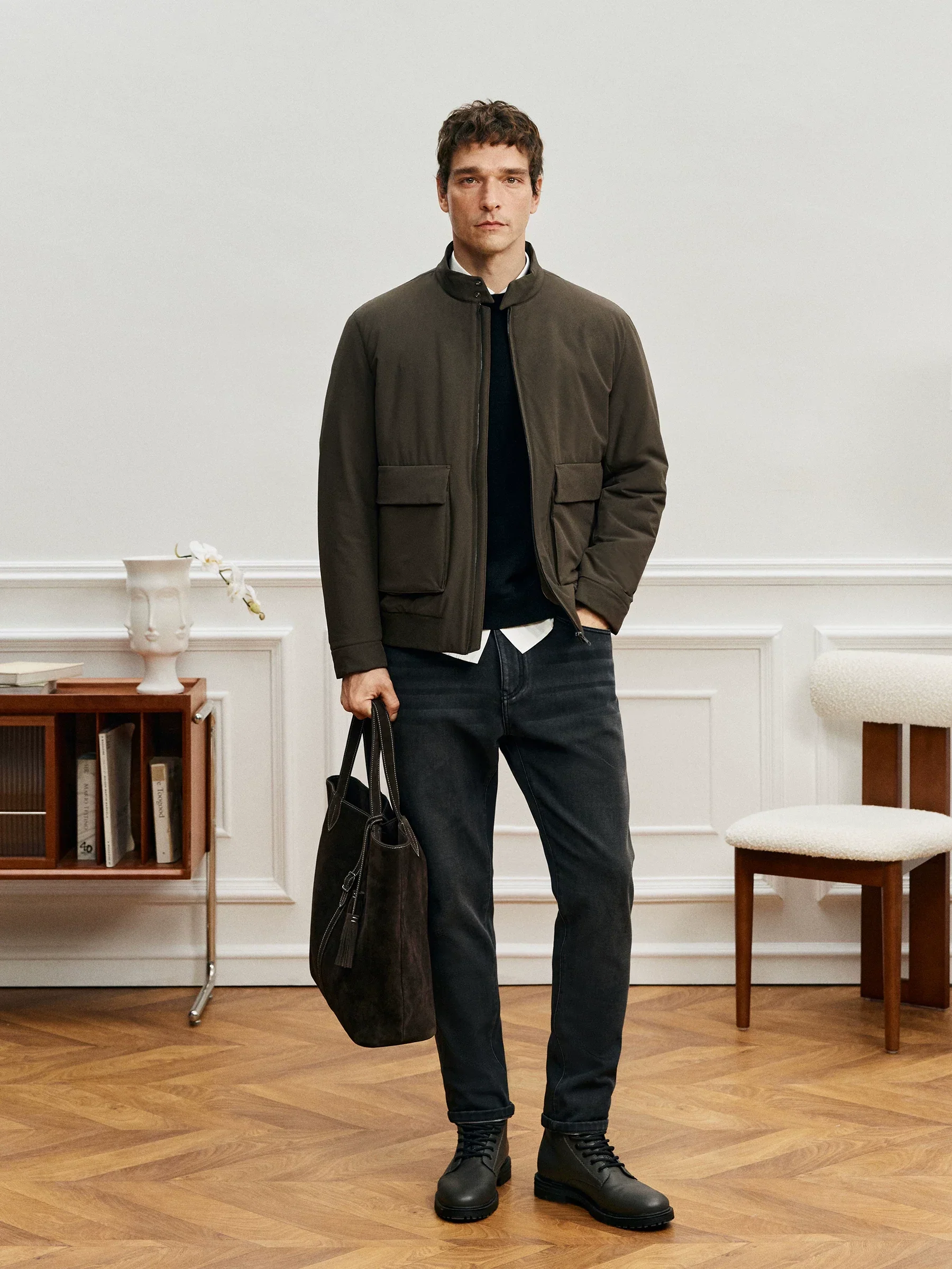 Stand-Collar Insulated Jacket