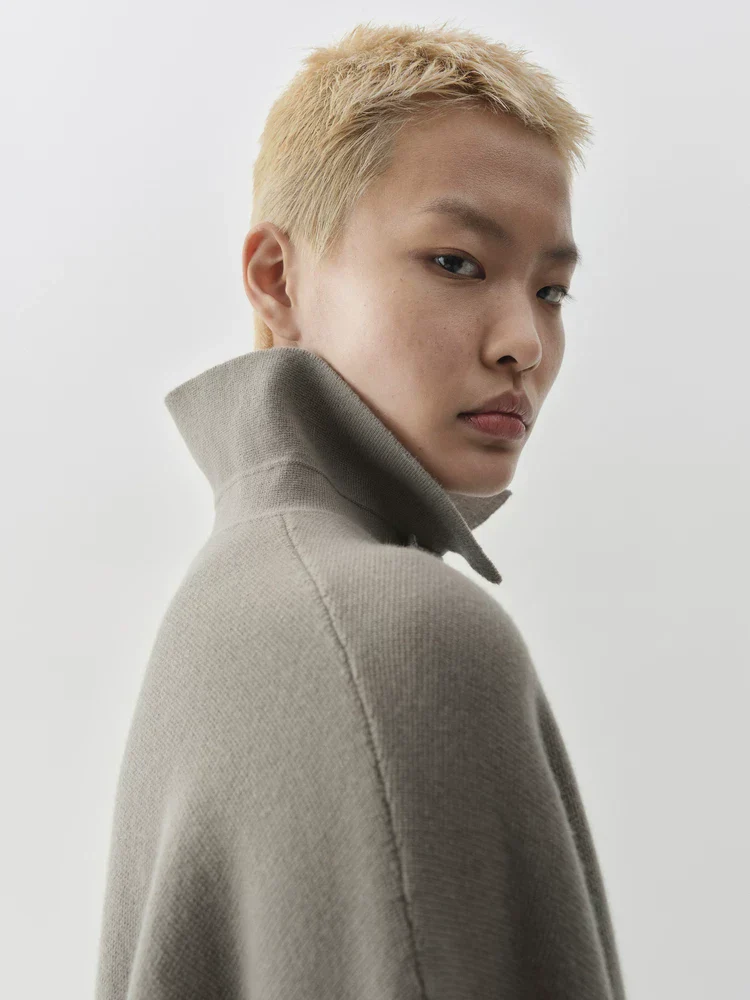 Stand-Collar Knit Cardigan - Image 4