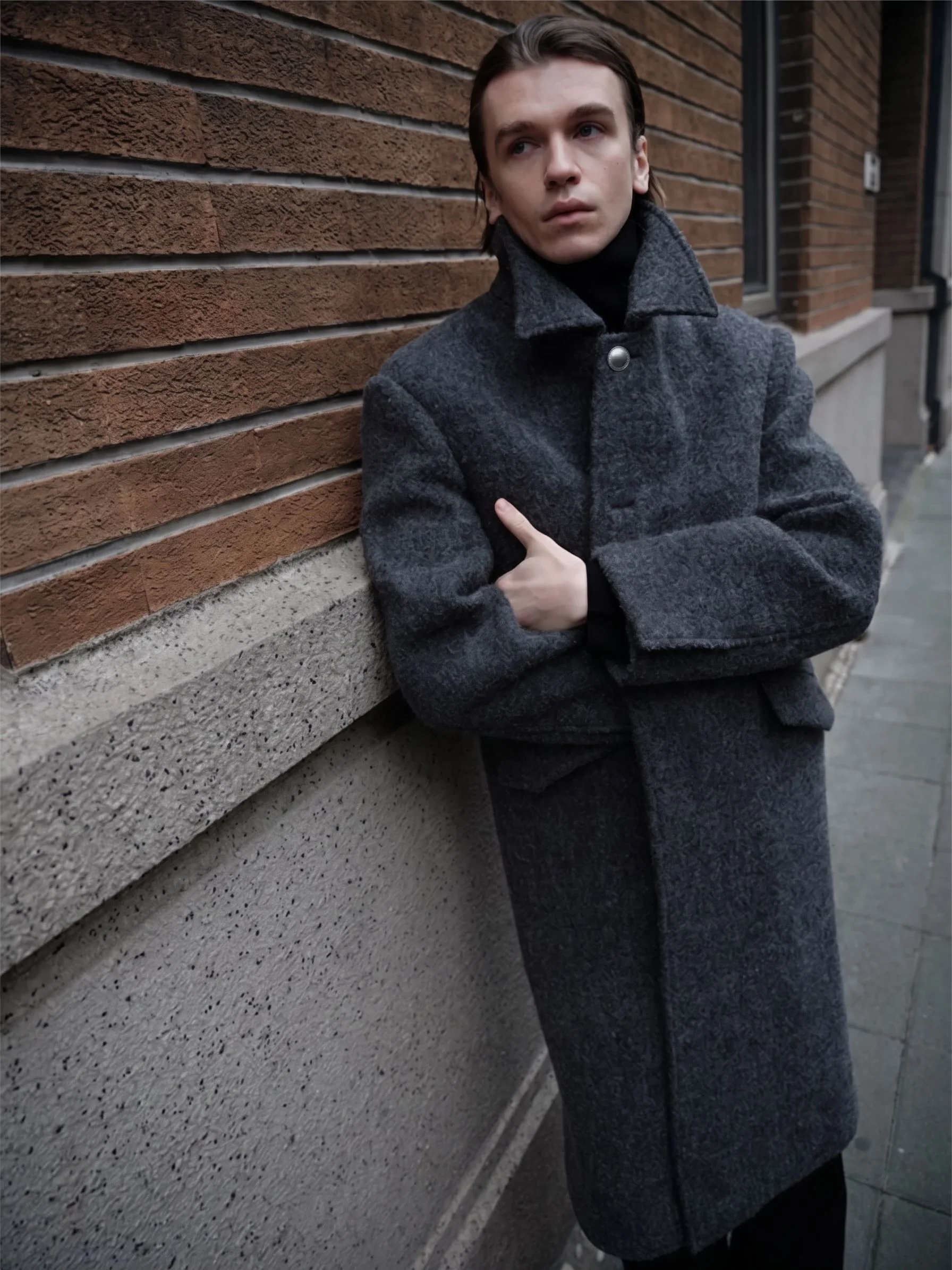Stand Collar Overcoat