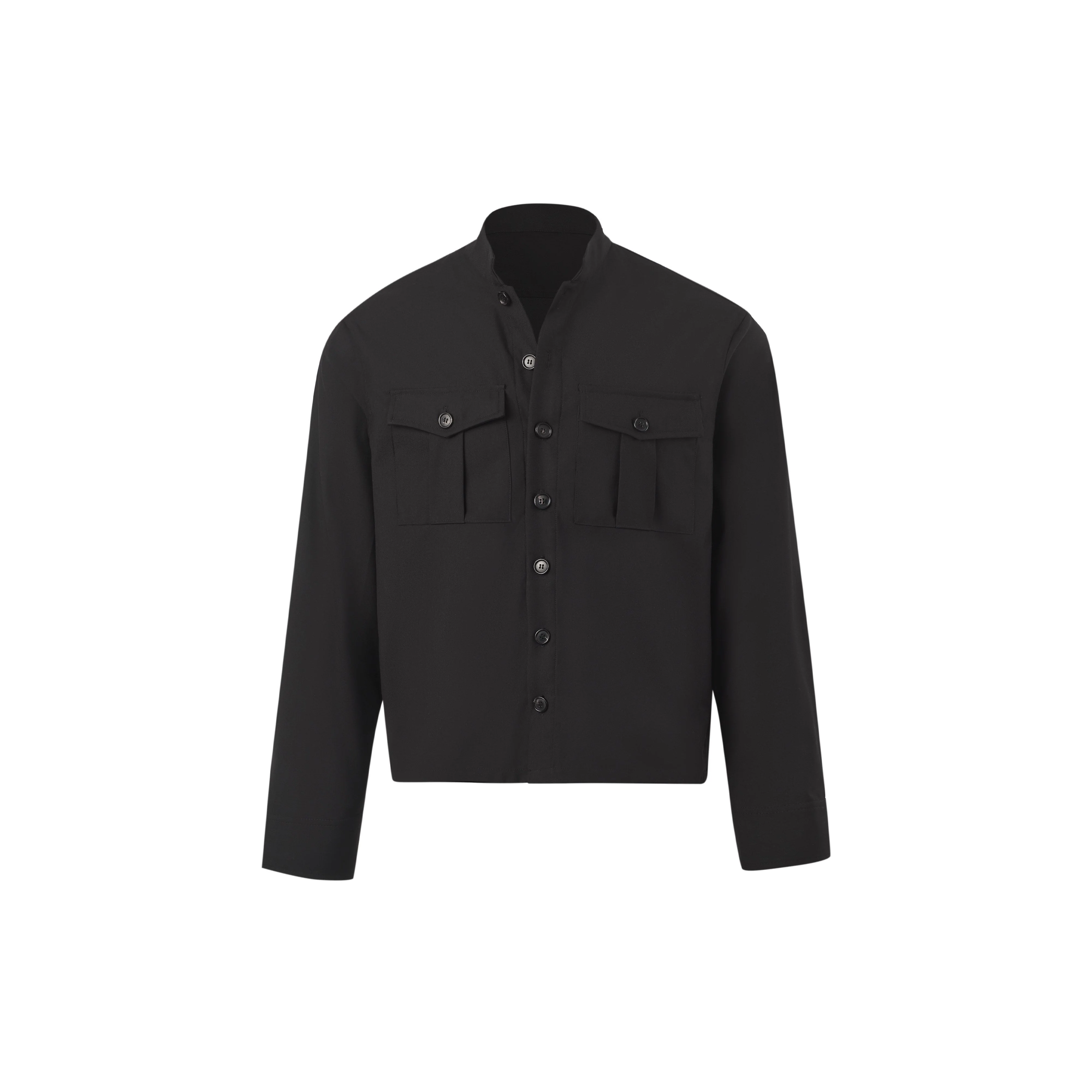 Stand Collar Overshirt - Image 3