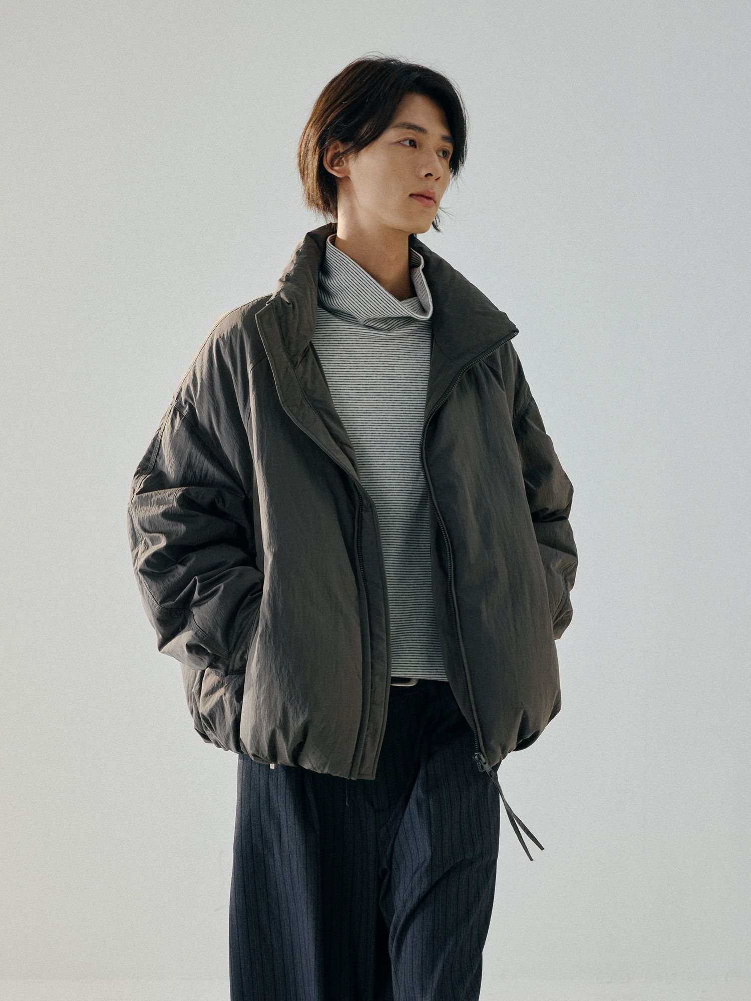 Stand Collar Puffer Jacket