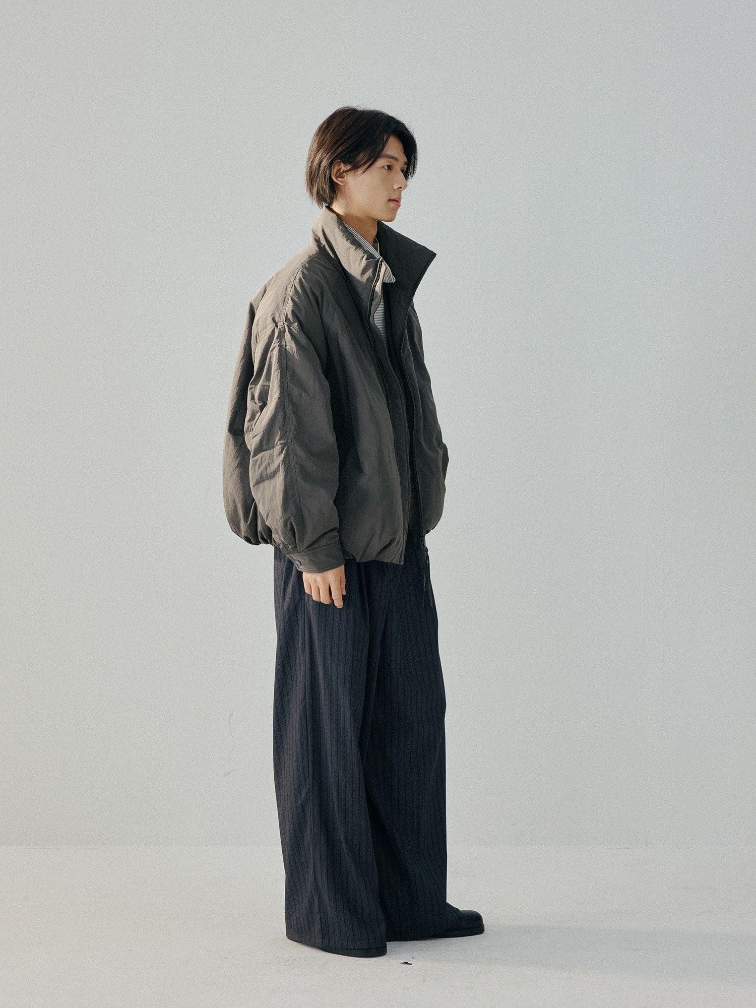 Stand Collar Puffer Jacket - Image 3