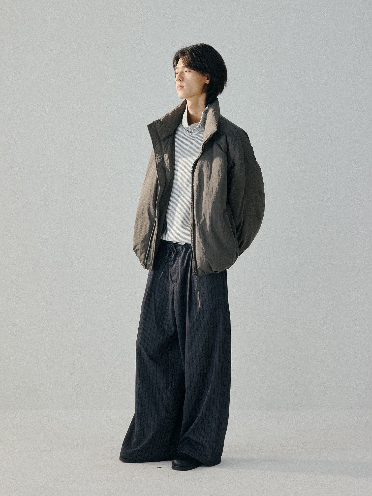 Stand Collar Puffer Jacket - Image 4