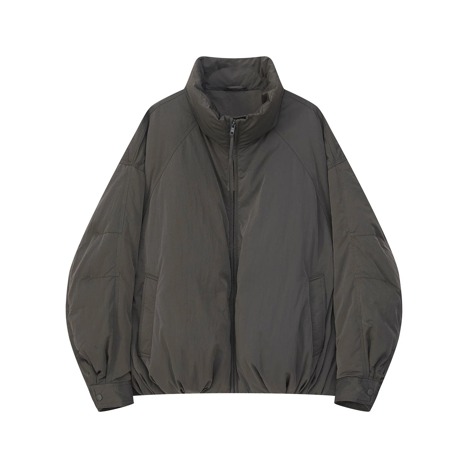 Stand Collar Puffer Jacket - Image 6