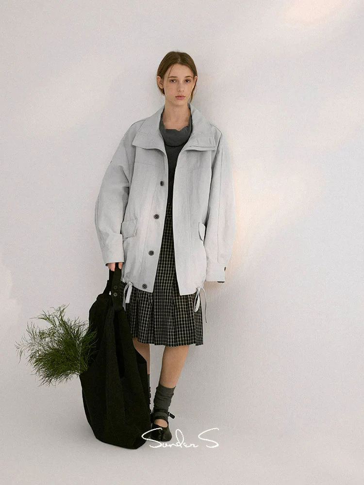 Stand-Collar Utility Jacket - Image 2
