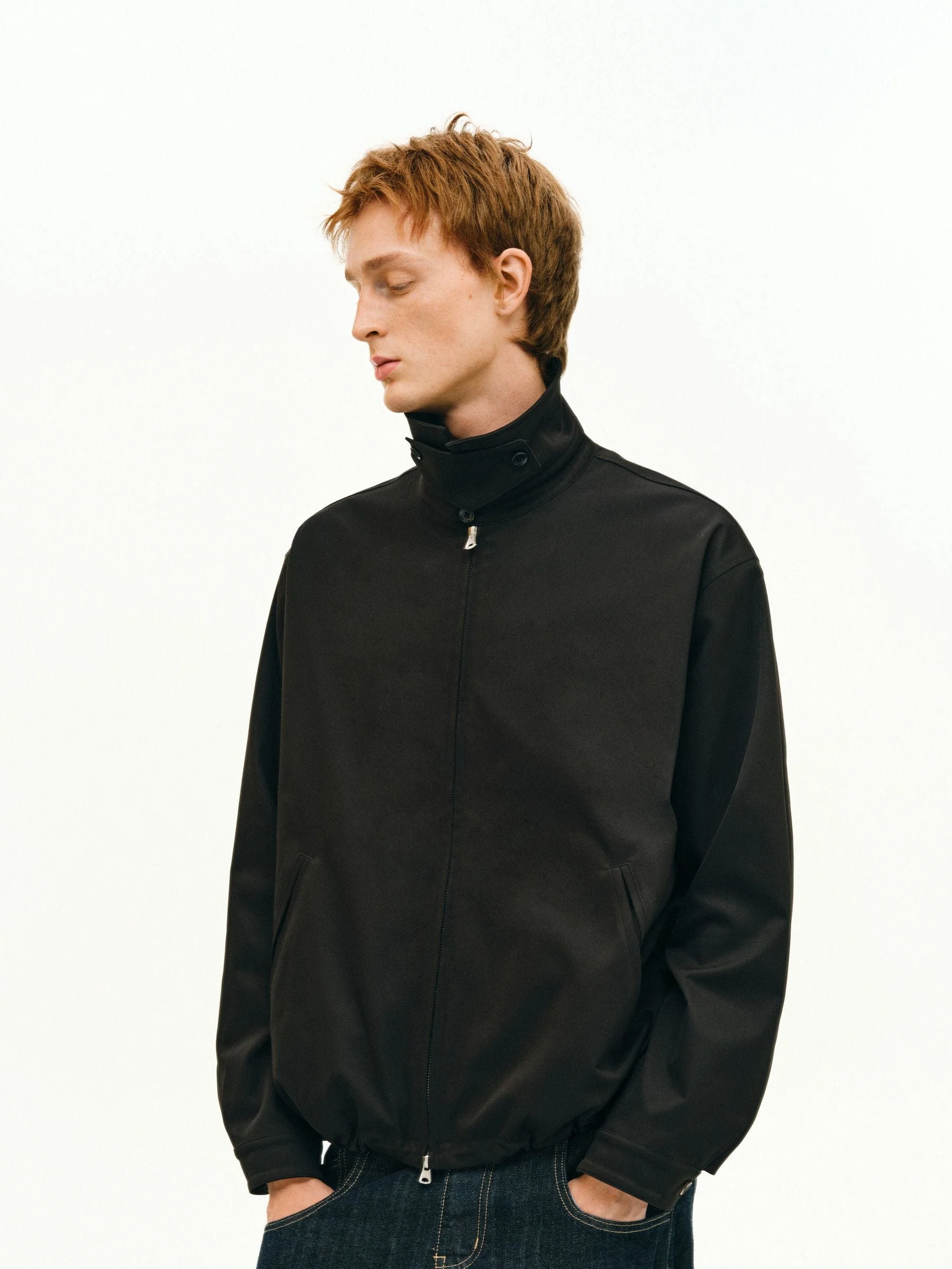 Stand Collar Zip Jacket - Image 3