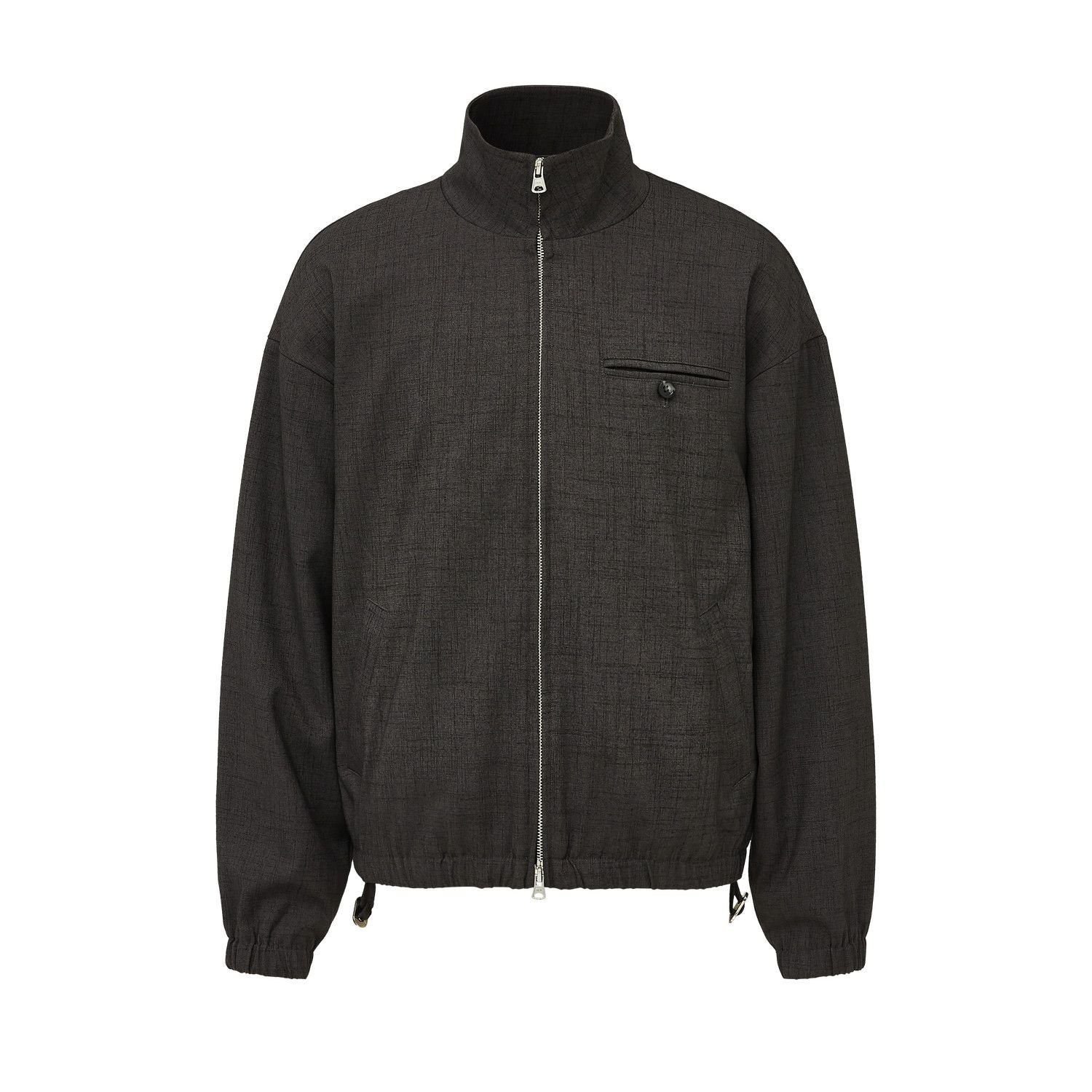 Stand Collar Zip Jacket - Image 5