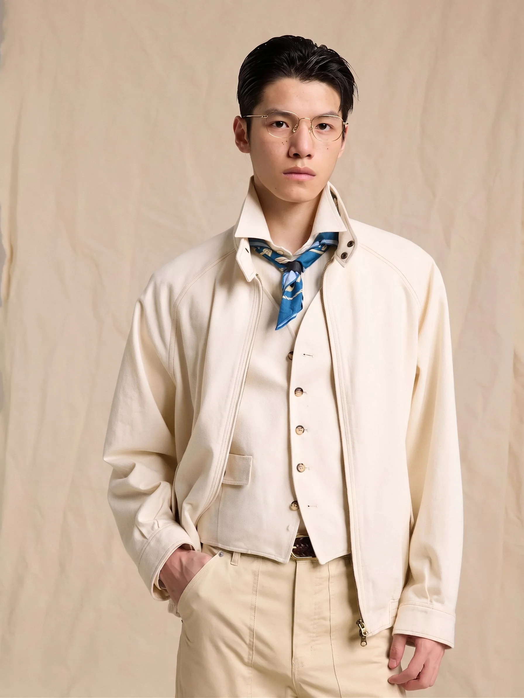 Stand-Collar Zip Jacket - Image 2