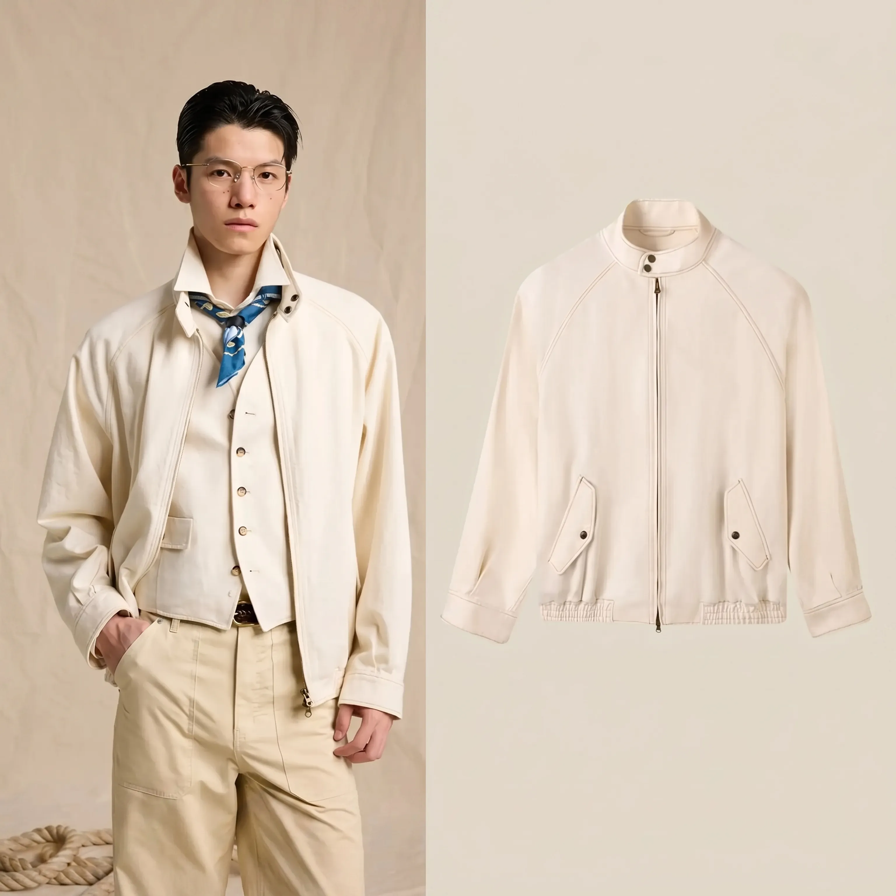 Stand-Collar Zip Jacket - Image 5