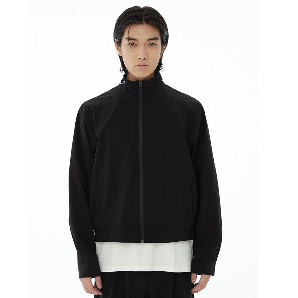 Stand Collar Zip Jacket