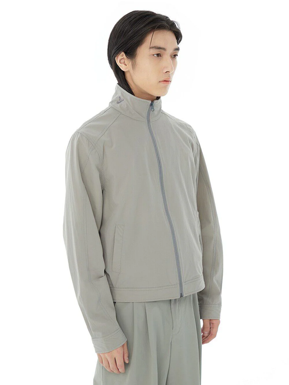 Stand Collar Zip Jacket - Image 3
