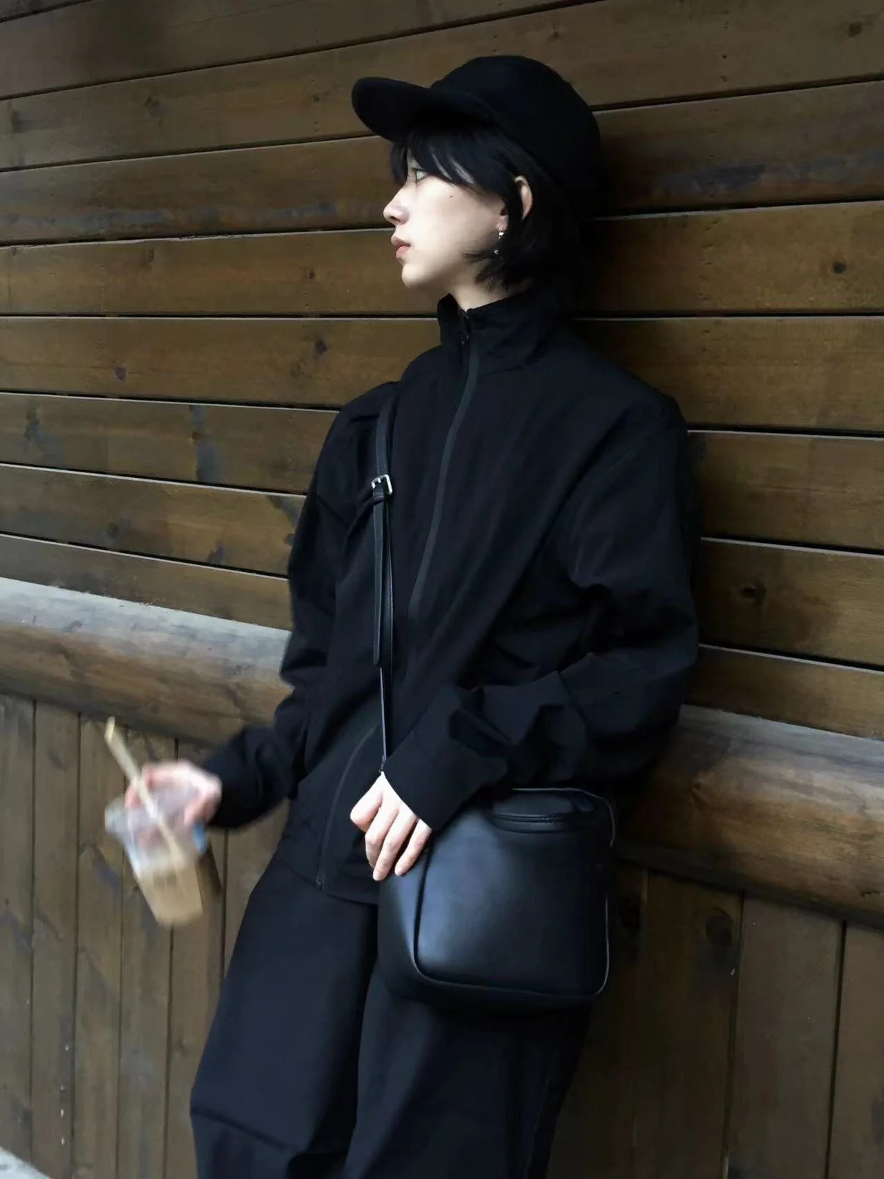 Stand Collar Zip Jacket - Image 4