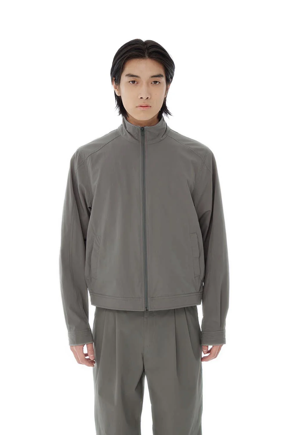 Stand Collar Zip Jacket - Image 7