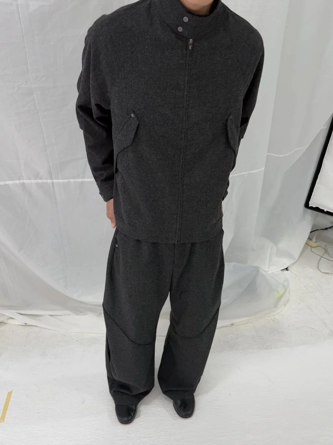 Stand Collar Zip Jacket - Image 2
