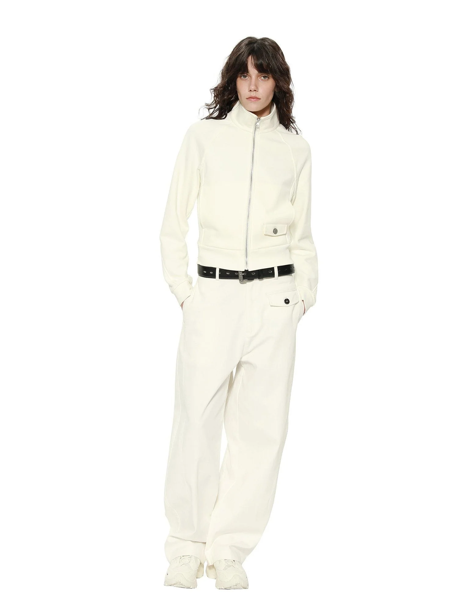 Stand Collar Zip Jacket - Image 3