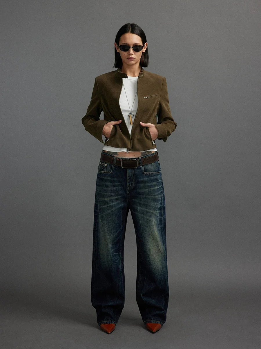 Stand-Collar Zip Jacket - Image 4