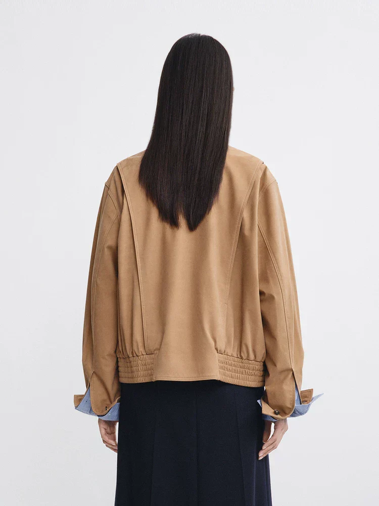 Stand Collar Zip Jacket - Image 2