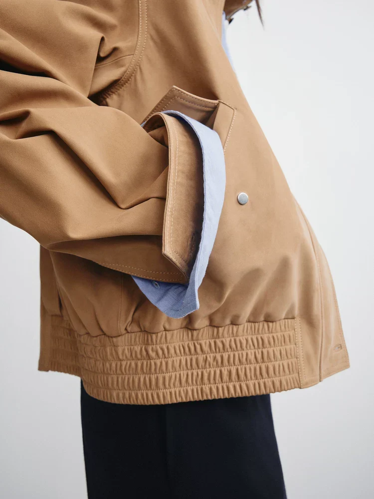 Stand Collar Zip Jacket - Image 5
