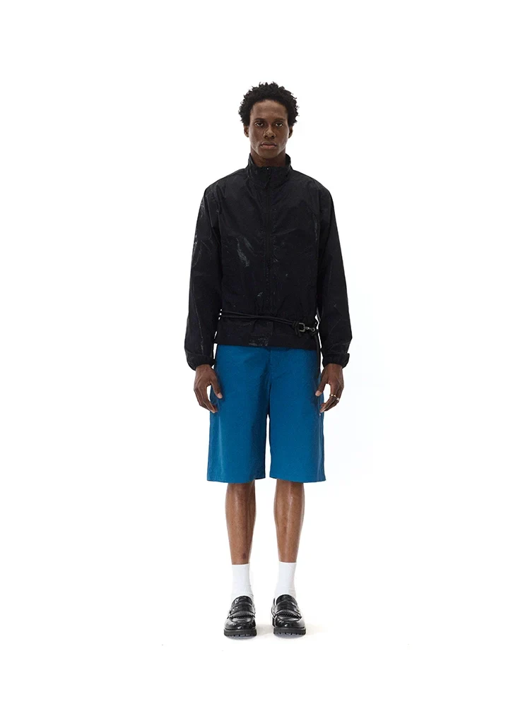 Stand-Collar Zip Windbreaker - Image 4
